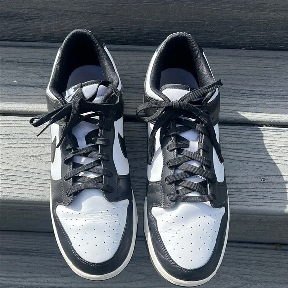 Nike Dunk low Panda Men's Black and White Sneakers in men’s size 14 good condn - Picture 1 of 8